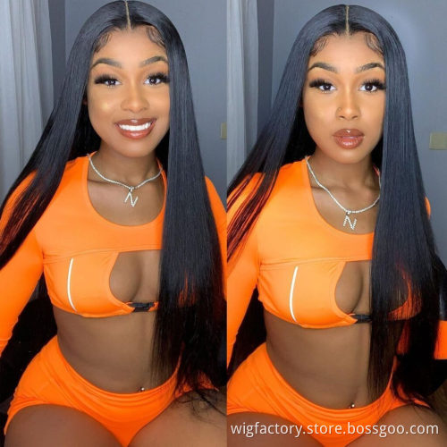 13x4 13x6 super thin wigs hd lace pre plucked,150% 180% brazilian hair hd lace frontal wigs, straight human hair hd frontal wigs